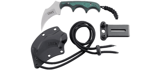 CRKT Folts Keramin Neck Knife - 2.3" Blade, Polished Resin Infused Fiber Handles CRKT Folts Keramin Neck Knife - 2.3" Blade, Polished Resin Infused Fiber Handles