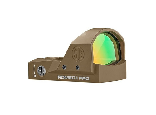 Sig Sauer ROMEO1PRO 1x30 mm Open Reflex Red Dot Sight - FDE Version Sig Sauer ROMEO1PRO 1x30 mm Open Reflex Red Dot Sight - FDE Version