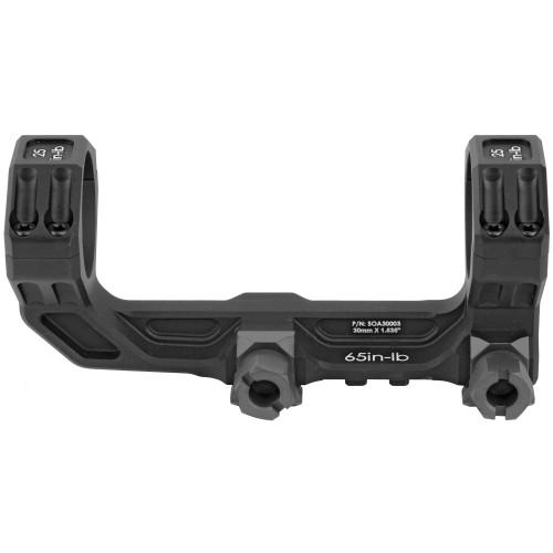 Sig Sauer ALPHA3 One Piece Scope Mount - 30mm Rings, 1.535 inch height, 0 MOA Elevation, Black Epoxy Powder Coat Finish, Fits Picatinny Rail Sig Sauer ALPHA3 One Piece Scope Mount - 30mm Rings, 1.535 inch height, 0 MOA Elevation, Black Epoxy Powder Coat Finish, Fits Picatinny Rail