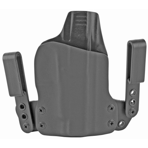 BlackPoint Tactical Mini Wing IWB Holster - Fits Glock 48, Right Hand, Black Kydex, 15 Degree Cant