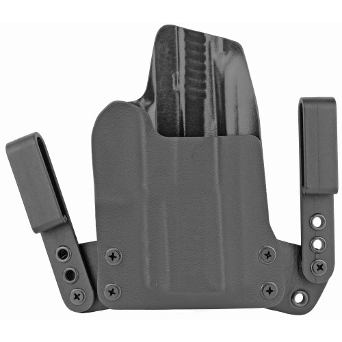 BlackPoint Tactical Mini Wing IWB Holster - Fits Sig P320 X-Compact, Right Hand, Black Kydex, 15 Degree Cant
