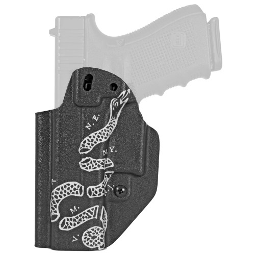 Mission First Tactical Join or Die Inside Waistband Holster - Fits Glock 19/23/44, Ambidextrous, Kydex, Includes 1.5" Belt Attachment