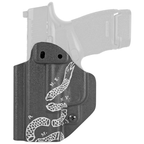 Mission First Tactical  Inside Waistband "Join or Die" Holster - Fits Springfield Hellcat, Ambidextrous, Kydex, Includes 1.5" Belt Attachment