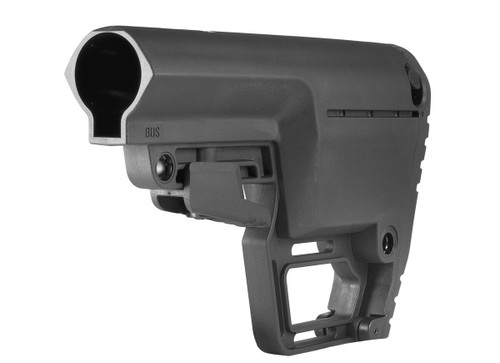 Mission First Tactical BATTLELINK Utility Milspec Stock - 6-Position Collapsible Mil Spec Stock, Black Mission First Tactical BATTLELINK Utility Milspec Stock - 6-Position Collapsible Mil Spec Stock, Black