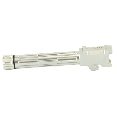 LanTac USA 9INE 9MM Stainless Threaded Barrel - 1:10, Fluted, Fits Glock 19 LanTac USA 9INE 9MM Stainless Threaded Barrel - 1:10, Fluted, Fits Glock 19