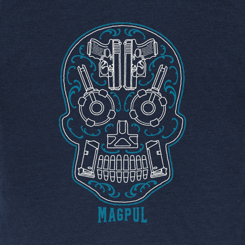 Magpul Sugar Skull Blend T-Shirt - Navy Magpul Sugar Skull Blend T-Shirt - Navy
