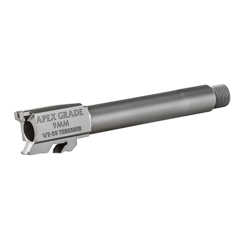 Apex Tactical Drop-In 9mm Threaded Barrels for M&P - 4.25", Stainless, Thread Protector