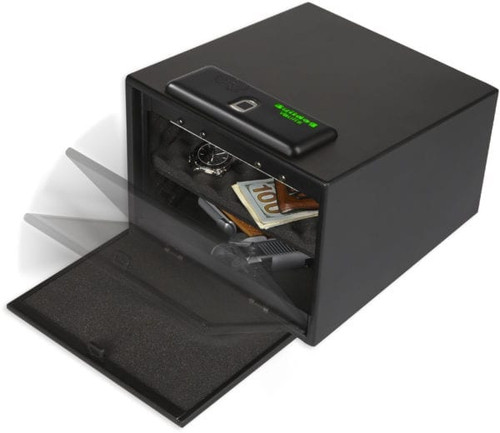 Bulldog Cases Magnum Biometric Pistol Vault - 11.5"x10"x8", Black Bulldog Cases Magnum Biometric Pistol Vault - 11.5"x10"x8", Black