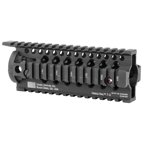 Daniel Defense Omega Rail 7.0" Picatinny - Fits Carbine Length AR Rifles, 2 Piece Drop-In Free Float Rail System, Black Daniel Defense Omega Rail 7.0" Picatinny - Fits Carbine Length AR Rifles, 2 Piece Drop-In Free Float Rail System, Black