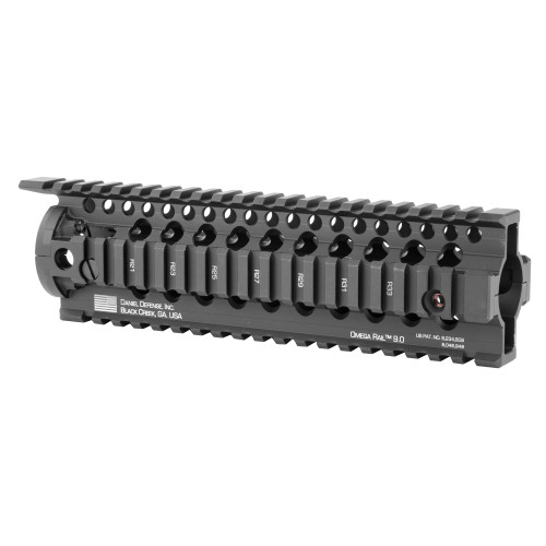 Daniel Defense Omega Rail 9.0" Picatinny - Fits Mid Length AR Rifles, 2 Piece Drop-In Free Float Rail System, Black Daniel Defense Omega Rail 9.0" Picatinny - Fits Mid Length AR Rifles, 2 Piece Drop-In Free Float Rail System, Black