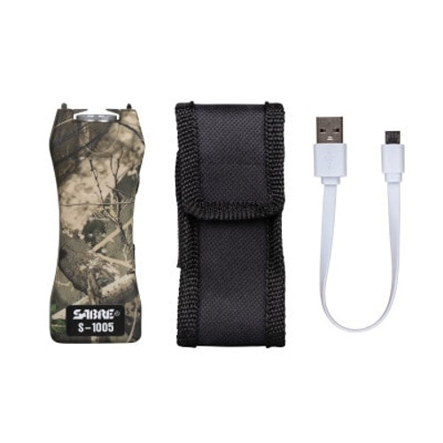 SABRE Realtree EDGE Stun Gun Plus Flashlight with Belt Holster SABRE Realtree EDGE Stun Gun Plus Flashlight with Belt Holster