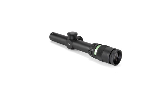 Trijicon AccuPoint 1-4x24mm Riflescope - Standard Duplex Crosshair w/ Green Dot, Tritium / Fiber Optics Illuminated Trijicon AccuPoint 1-4x24mm Riflescope - Standard Duplex Crosshair w/ Green Dot, Tritium / Fiber Optics Illuminated
