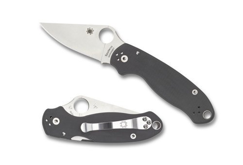 Spyderco Para 3 Dark Gray G-10 - 2.95" Maxamet Blade