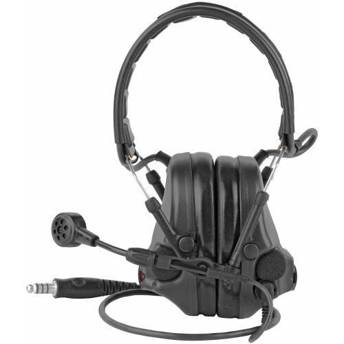 Peltor SwatTac VI Electronic Earmuff w/ Boom Microphone - Omni-Directional Microphones, High Fidelity Speakers, Includes Gel Ear Cushions and ARC, Black Peltor SwatTac VI Electronic Earmuff w/ Boom Microphone - Omni-Directional Microphones, High Fidelity Speakers, Includes Gel Ear Cushions and ARC, Black