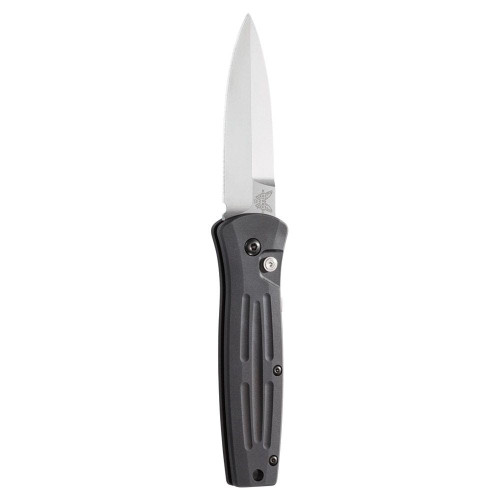 Benchmade 3551 Pardue Stimulus AUTO Folding Knife - 2.99" 154CM Satin Plain Blade, Aluminum Handles