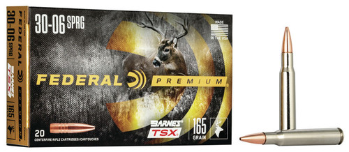 Federal Premium Barnes TSX 30-06 Springfield Triple-Shock - 20 rds per Box
