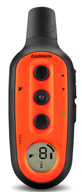 Garmin 0100147016 Delta Upland XC with Built-In BarkLimiter, LCD Screen, Orange Rechargeable Li-ion Trains Up to 3 Dogs .75 Mile Range Garmin 0100147016 Delta Upland XC with Built-In BarkLimiter, LCD Screen, Orange Rechargeable Li-ion Trains Up to 3 Dogs .75 Mile Range