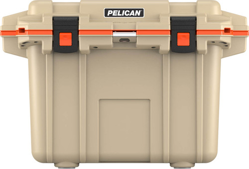 Pelican 50QT Elite Cooler - Tan/Orange