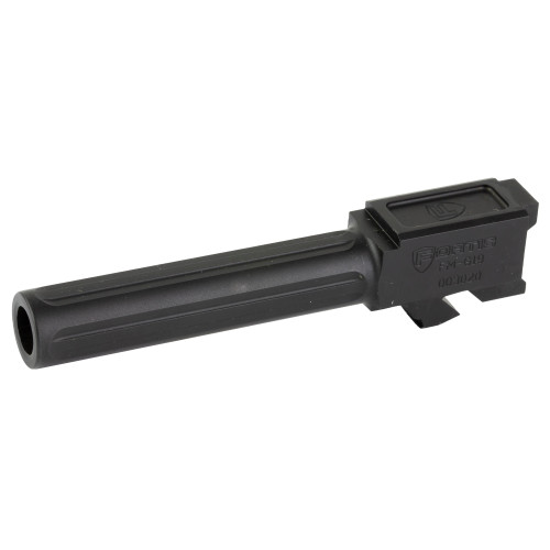 Fortis Glock™ Match Grade Nitride Barrel - Fits Glock 19 with Lone Rifling™ - Non-Threaded - Black Nitride