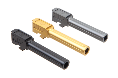 Fortis Glock™ Match Grade Nitride Barrel - Fits Glock 19 with Lone Rifling™ - Non-Threaded - Black Nitride Fortis Glock™ Match Grade Nitride Barrel - Fits Glock 19 with Lone Rifling™ - Non-Threaded - Black Nitride