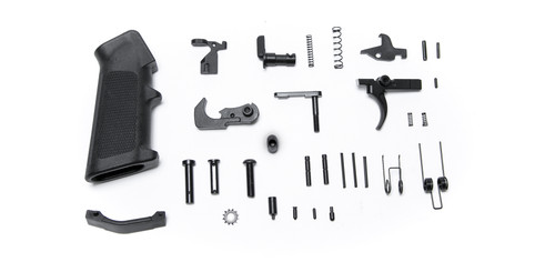 Odin Works Enhanced Lower Parts Kit - Black, Fits AR15