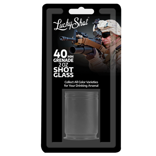 2 Monkeys Trading - Lucky Shot 40MM Grenade Shot Glass 2 Monkeys Trading - Lucky Shot 40MM Grenade Shot Glass