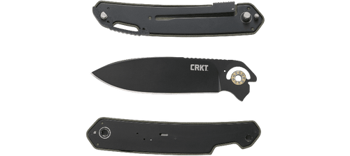 CRKT Bona Fide OD Green Flipper Knife - 3.586" 1.4116 Black Plain Blade, OD Green Aluminum Handles - Field Strip Gen II Technology CRKT Bona Fide OD Green Flipper Knife - 3.586" 1.4116 Black Plain Blade, OD Green Aluminum Handles - Field Strip Gen II Technology