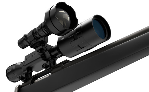 ATN ACMUIR85SN IR850 Supernova Long Range IR Illuminator Black Hardcoat Anodized Aluminum White LED ATN ACMUIR85SN IR850 Supernova Long Range IR Illuminator Black Hardcoat Anodized Aluminum White LED