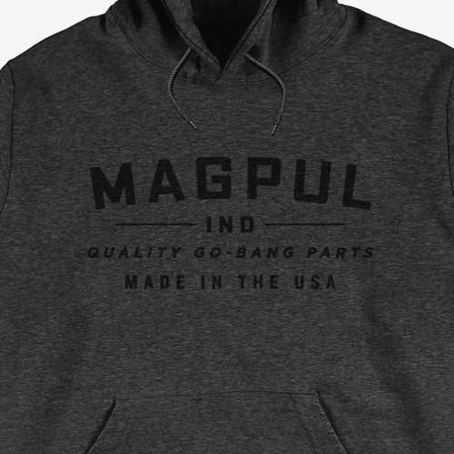 Magpul® Go Bang Parts Hoodie - Charcoal Heather Gray Magpul® Go Bang Parts Hoodie - Charcoal Heather Gray