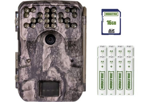 MOULTRIE TRAIL CAM A-900i 30MP NO GLO W/16GB CARD/BATTERIES