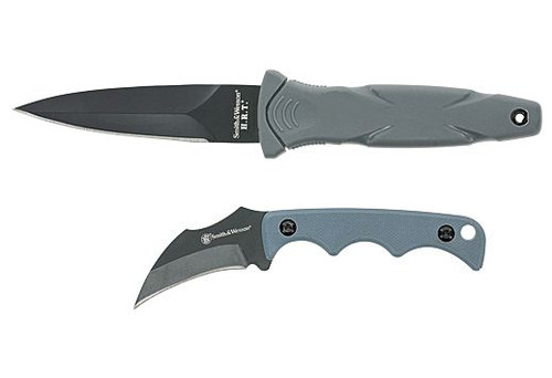 Smith & Wesson HRT Boot Knife and Karambit Neck Knife Combo