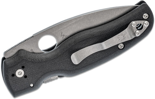 Spyderco Shaman Folding Knife - 3.58" S30V Stonewashed Plain Blade, Matte G10 Handles - C229GP Spyderco Shaman Folding Knife - 3.58" S30V Stonewashed Plain Blade, Matte G10 Handles - C229GP