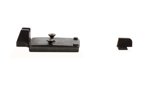 Trijicon 600757 Bright & Tough Night Sight Set 3-Dot Tritium Green with Black Outline Front & Rear Black Frame for 1911 with RMR & SRO Cuts Trijicon 600757 Bright & Tough Night Sight Set 3-Dot Tritium Green with Black Outline Front & Rear Black Frame for 1911 with RMR & SRO Cuts