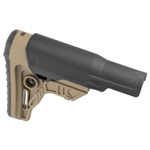 Leapers - UTG PRO AR-15 Ops Ready S4 Mil-spec Stock - Flat Dark Earth Finish, Fits AR-15 Leapers - UTG PRO AR-15 Ops Ready S4 Mil-spec Stock - Flat Dark Earth Finish, Fits AR-15