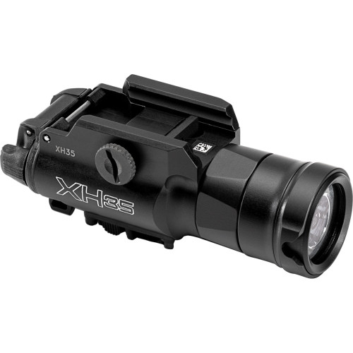 SureFire XH35 Ultra-High Dual Output LED MasterFire Rapid Deployment Weapon Light - 1000 Lumens, MaxVision Beam, Anodized Black Finish SureFire XH35 Ultra-High Dual Output LED MasterFire Rapid Deployment Weapon Light - 1000 Lumens, MaxVision Beam, Anodized Black Finish