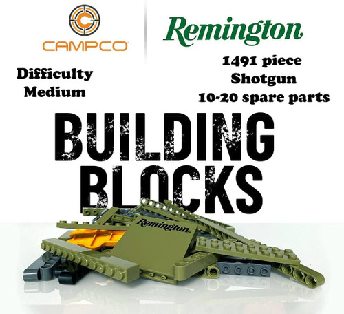CampCo - Remington Toys Building Block Sniper Rifle (RM-1001) - OD Green CampCo - Remington Toys Building Block Sniper Rifle (RM-1001) - OD Green