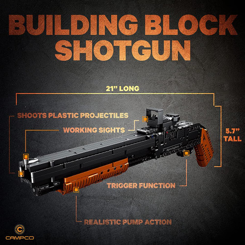 CampCo - Remington Toys Building Block Shotgun (RM-1002) CampCo - Remington Toys Building Block Shotgun (RM-1002)