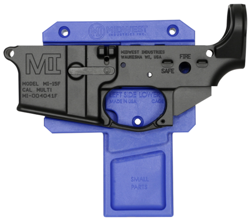 Midwest Industries Lower Receiver Block - Polymer Construction, Fits 223 Remington/556NATO Receivers, Blue Midwest Industries Lower Receiver Block - Polymer Construction, Fits 223 Remington/556NATO Receivers, Blue