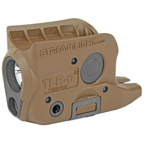 Streamlight TLR-6 Tactical Pistol Mount Flashlight 100 Lumen with Integrated Red Laser for Glock 42/43 Streamlight TLR-6 Tactical Pistol Mount Flashlight 100 Lumen with Integrated Red Laser for Glock 42/43