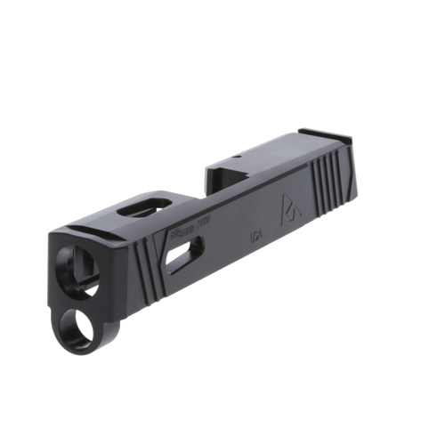 Rival Arms Sig P365 Slide - Recessed Slide Cuts, Front/Rear Serrations, Three Window Cuts For More Efficient Cooling and Airflow, Matte Black Rival Arms Sig P365 Slide - Recessed Slide Cuts, Front/Rear Serrations, Three Window Cuts For More Efficient Cooling and Airflow, Matte Black