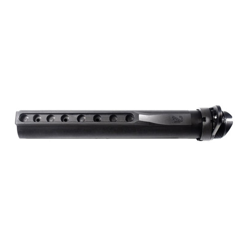 2A Armament 8 position Billet Buffer Tube Assembly for AR10 Rifles - Lightweight Latch Plate, Castle Nut, Fits AR-10 Rifles, Mil Spec, Anodized Black Finish 2A Armament 8 position Billet Buffer Tube Assembly for AR10 Rifles - Lightweight Latch Plate, Castle Nut, Fits AR-10 Rifles, Mil Spec, Anodized Black Finish