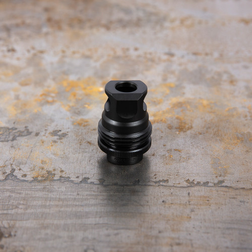 SilencerCo Single Port ASR 9mm Muzzle Brake - 1/2 x 28 RH, Fits ASR Mounts, 9MM SilencerCo Single Port ASR 9mm Muzzle Brake - 1/2 x 28 RH, Fits ASR Mounts, 9MM