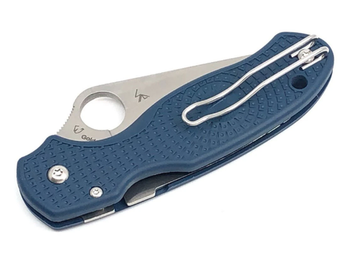 Spyderco Para 3 Lightweight Folding Knife - 2.92" CPM-SPY27 Satin Plain Blade, Cobalt Blue FRN Handles Spyderco Para 3 Lightweight Folding Knife - 2.92" CPM-SPY27 Satin Plain Blade, Cobalt Blue FRN Handles