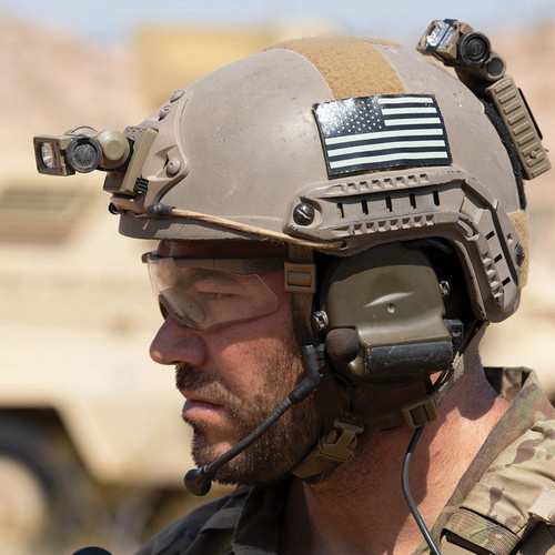 Streamlight Sidewinder Compact II Headlamp Flashlight - Fits Helmet Mounts, Coyote Brown