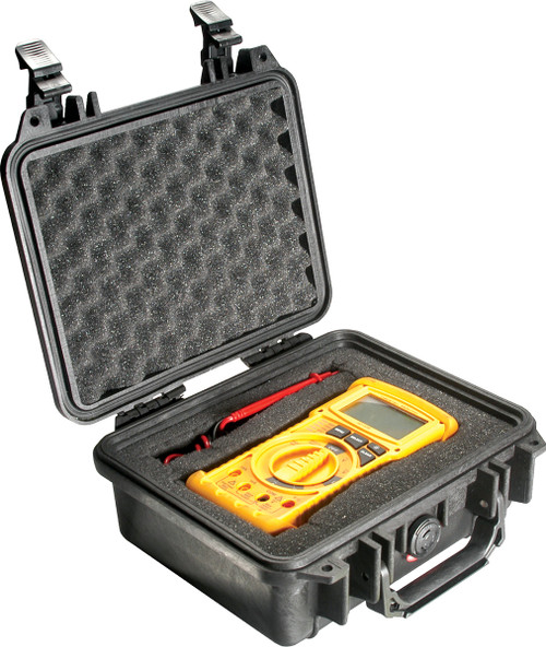 Pelican 1200 Protector Case - 9.5"X7.25"X4" Interior Dimension, Black Pelican 1200 Protector Case - 9.5"X7.25"X4" Interior Dimension, Black