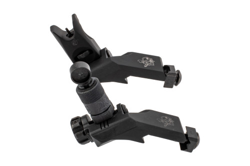KAC 45 Degree Offset Folding Micro Sights - 200-600 Meter - KM31593 KAC 45 Degree Offset Folding Micro Sights - 200-600 Meter - KM31593