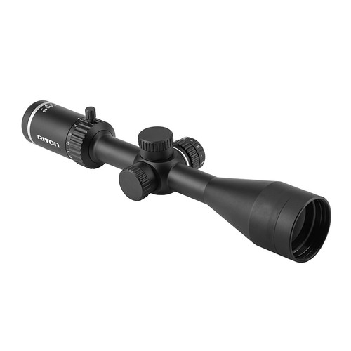 Riton Optics 1 Series PRIMAL 4-12X50mm Rifle Scope - 1" Tube, RDH Center Dot Duplex Illuminated Reticle, Second Focal Plane, Black Riton Optics 1 Series PRIMAL 4-12X50mm Rifle Scope - 1" Tube, RDH Center Dot Duplex Illuminated Reticle, Second Focal Plane, Black