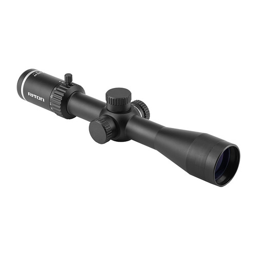 Riton Optics 3 Series PRIMAL 4-16X44mm Rifle Scope - 30mm Tube, DHR Reticle, Second Focal Plane, Black Riton Optics 3 Series PRIMAL 4-16X44mm Rifle Scope - 30mm Tube, DHR Reticle, Second Focal Plane, Black