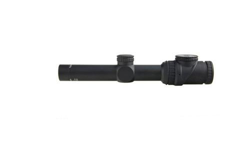 Trijicon AccuPoint 1-6x24mm Riflescope - Standard Duplex Crosshair with Green Dot - 30mm Tube, Matte Black, Capped Adjusters Trijicon AccuPoint 1-6x24mm Riflescope - Standard Duplex Crosshair with Green Dot - 30mm Tube, Matte Black, Capped Adjusters