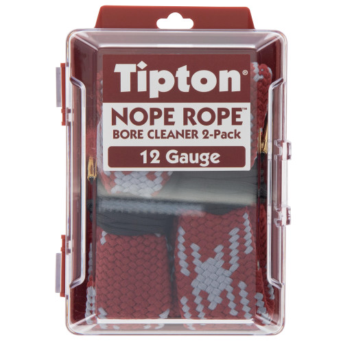 Tipton Nope Rope Bore Cleaner For 12 Gauge Barrels - Red/Black Tipton Nope Rope Bore Cleaner For 12 Gauge Barrels - Red/Black